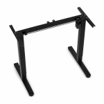 Elektrický rám stola s nastavením výšky 72–118 cm, doska do 160 cm, čierny, ModernHome